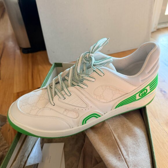 GUCCI Demetra GG Supreme Basket Low Top Sneakers - Picture 4 of 12